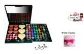 Kit Maquiagem 81 Sombras 3d, Blush E Batom