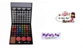 Kit Maquiagem 3d Com 48 Sombras, Blush E Pó Facial